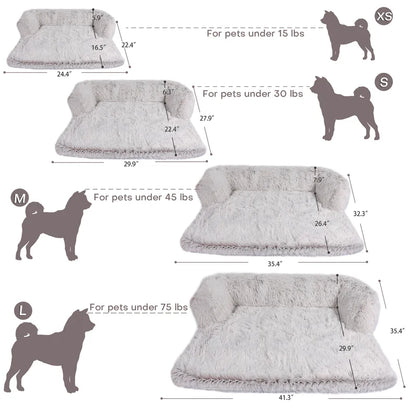 Calming Plush Dog Bed